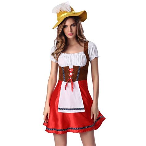 women sexy german oktoberfest clothing bavarian beer girl dress maid