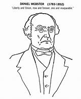 Webster Daniel Coloring Printables Usa Pages Go History Sheets Print Next Back Americans Famous People sketch template