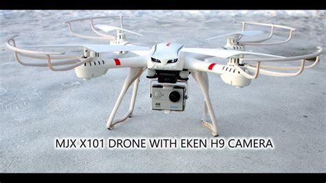 mjx  drone  eken  action camera flight footage youtube