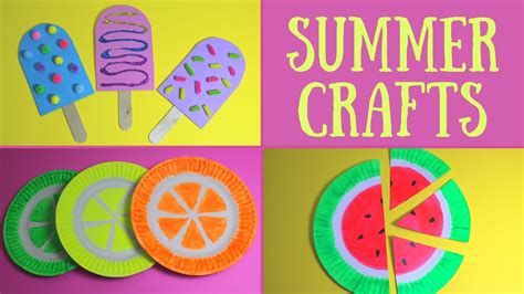 summer crafts  preschoolers kalam njom