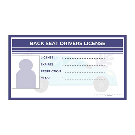 printable blank drivers license template customize  print