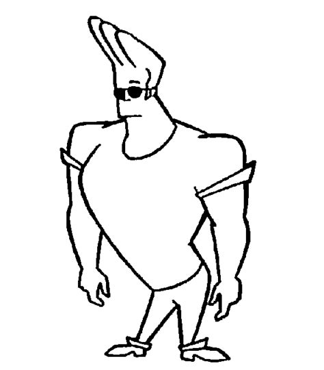 johnny bravo coloring pages  kids updated