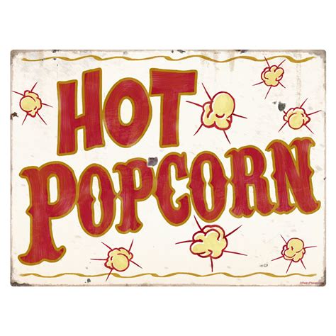 printable popcorn sign