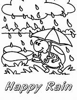 Coloring Rain Pages Kids Happy Colouring Spring Umbrella Bestcoloringpagesforkids Choose Board sketch template