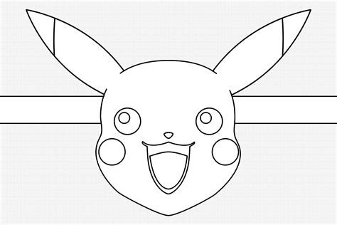 printable pikachu face template printable world holiday