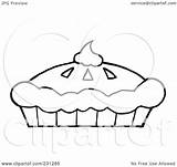 Pie Coloring Pumpkin Cream Whipped Outline Clipart Pages Fresh Illustration Template Royalty Rf Worksheets Trending sketch template