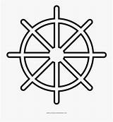 Wheel Steering Ship Coloring Boat Drawing Clipartkey sketch template