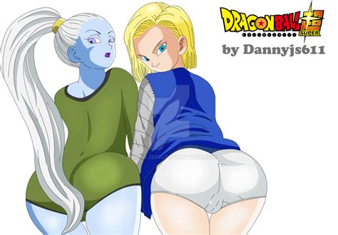 Rule 34 2girls Android 18 Angel Dragon Ball Ass Back