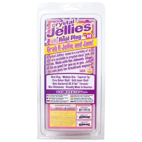Crystal Jellies Medium Plug Pink Sex Toys At Adult Empire