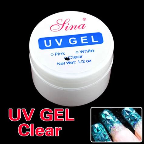 buy pcs clear uv gel crystal nails transparent uv