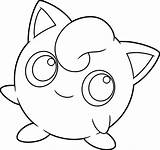 Coloring Jigglypuff Fairy sketch template