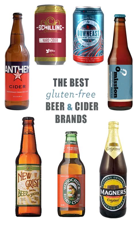 the best gluten free beer and cider list canada and us
