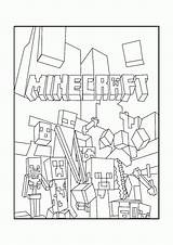 Coloring Minecraft Pages Clipart Library Characters sketch template