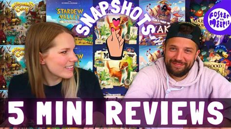 mini board game reviews board game snapshots youtube