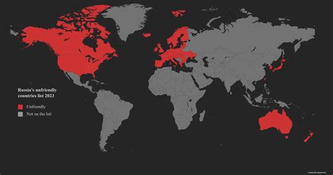 russias unfriendly countries list   maps   web