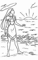 Pocahontas Soleil Contemple Gratuits sketch template