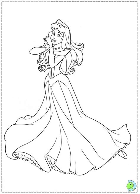 sleeping beauty coloring page aurora coloring page dinokidsorg