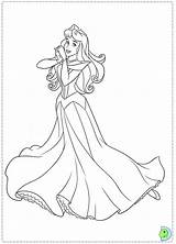 Coloring Dinokids Sleeping Beauty Disney Close Print sketch template