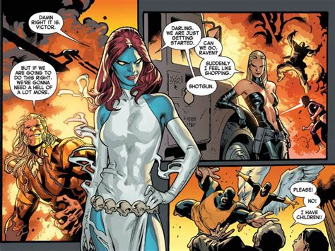 Mystique Marvel Superhero Action Xmen X Men Sexy Babe