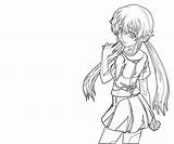 Mirai Nikki Coloring Pages Chibi Another sketch template