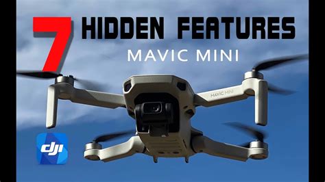 mavic mini hidden features  beginners   owners youtube