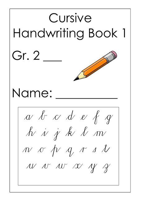 grade  cursive handwriting book  teacha