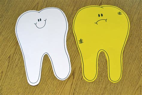 ms saras preschool blog dental week happy tooth sad tooth