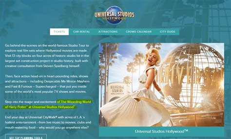 universal studios hollywood ticketing time rich worry