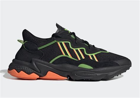 adidas ozweego black orange green ee release date sneakernewscom