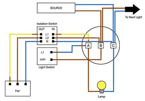 diagram showing wiring method   timed fan basic electrical engineering home electrical