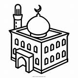 Mosque Islamiat Masjid Webstockreview Getcolorings sketch template