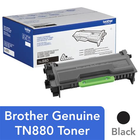 brother genuine toner cartridge tn replacement black toner page yield    pages