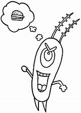Plankton Spongebob Coloring Pages Popular Library Clipart sketch template