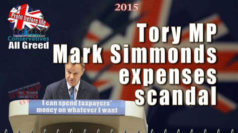 Tory Mp Mark Simmonds In Expenses Scandal Youtube
