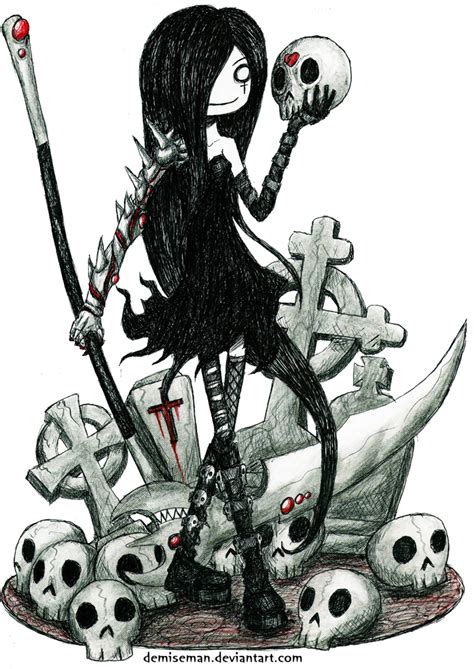 The Lady Dead Whisper By Demiseman On Deviantart Emo Art Gothic