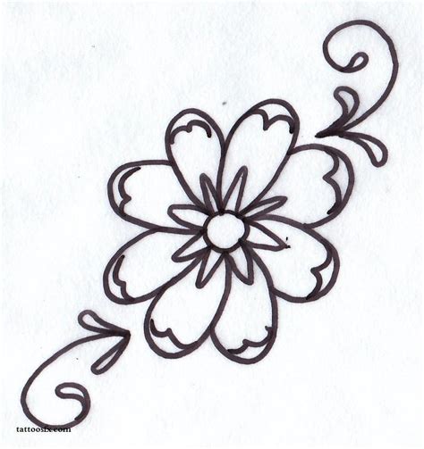 flower tattoos designs clipart