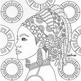 Coloring Pages Tribal Mandala Queen African Adult Afrique Adults Therapy Books Book Para Colorir Colouring Choose Board Color Queens Vk sketch template