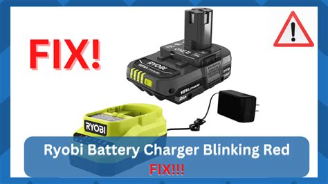 methods  fix ryobi battery charger blinking red hookedontool