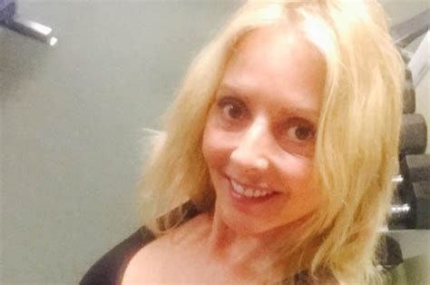 Carol Vorderman Teases Cleavage In Sexy Gym Selfie Daily