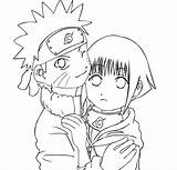 Hinata Naruto Hugs sketch template
