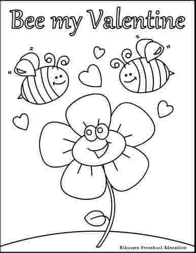 preschool valentine coloring pages valentine coloring pages