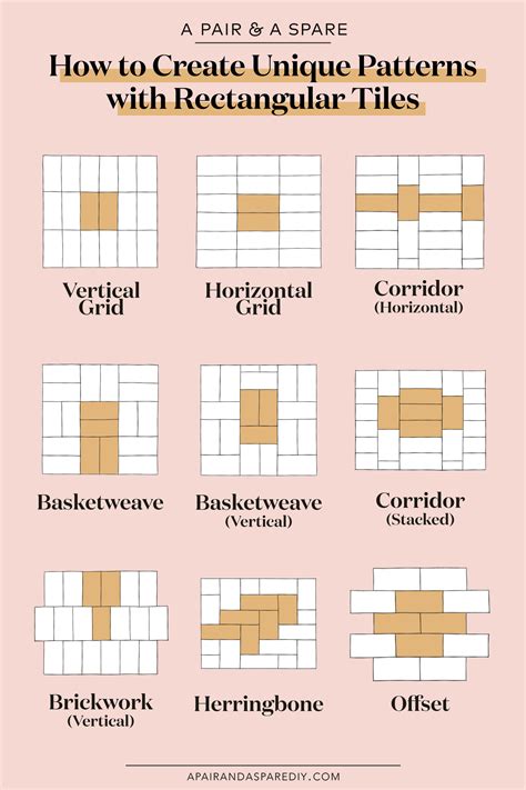 rectangular tiles pattern collective gen