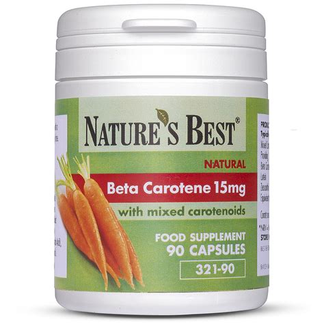 beta carotene supplements natures