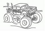 Monster Coloring Truck Pages Kids Avenger Trucks Color Wuppsy Transportation Choose Board Printable sketch template