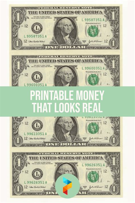printable money   real printablee  printable