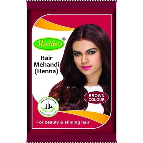Brown Color Henna Hair Mehndi Packaging Type Packet Packaging Size