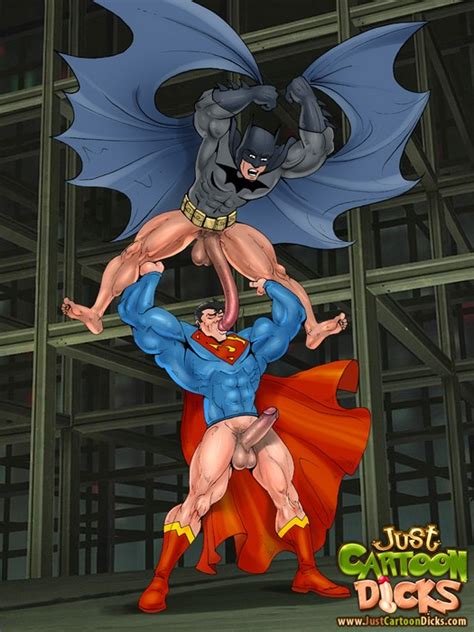 superman really gets into sucking off batmans hard throbbing dick cartoon porn videos