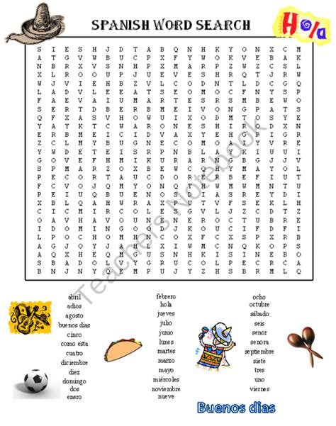 printable spanish word search puzzles word search printable spanish