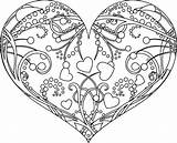 Coloriage Imprimer Mandala Valentin Coloring Dessin Colorier Saint Foraine Coeur Pages Heart La Et Vos Crayons Gratuit Adult Zentangle Choose sketch template