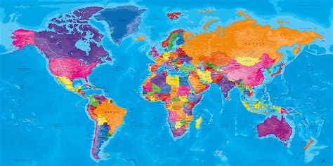 une carte du monde mappemonde vierge pour la  ographie imprimer